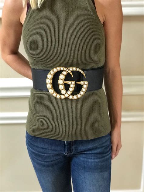 gucci studded wrap belt|big Gucci belts women's.